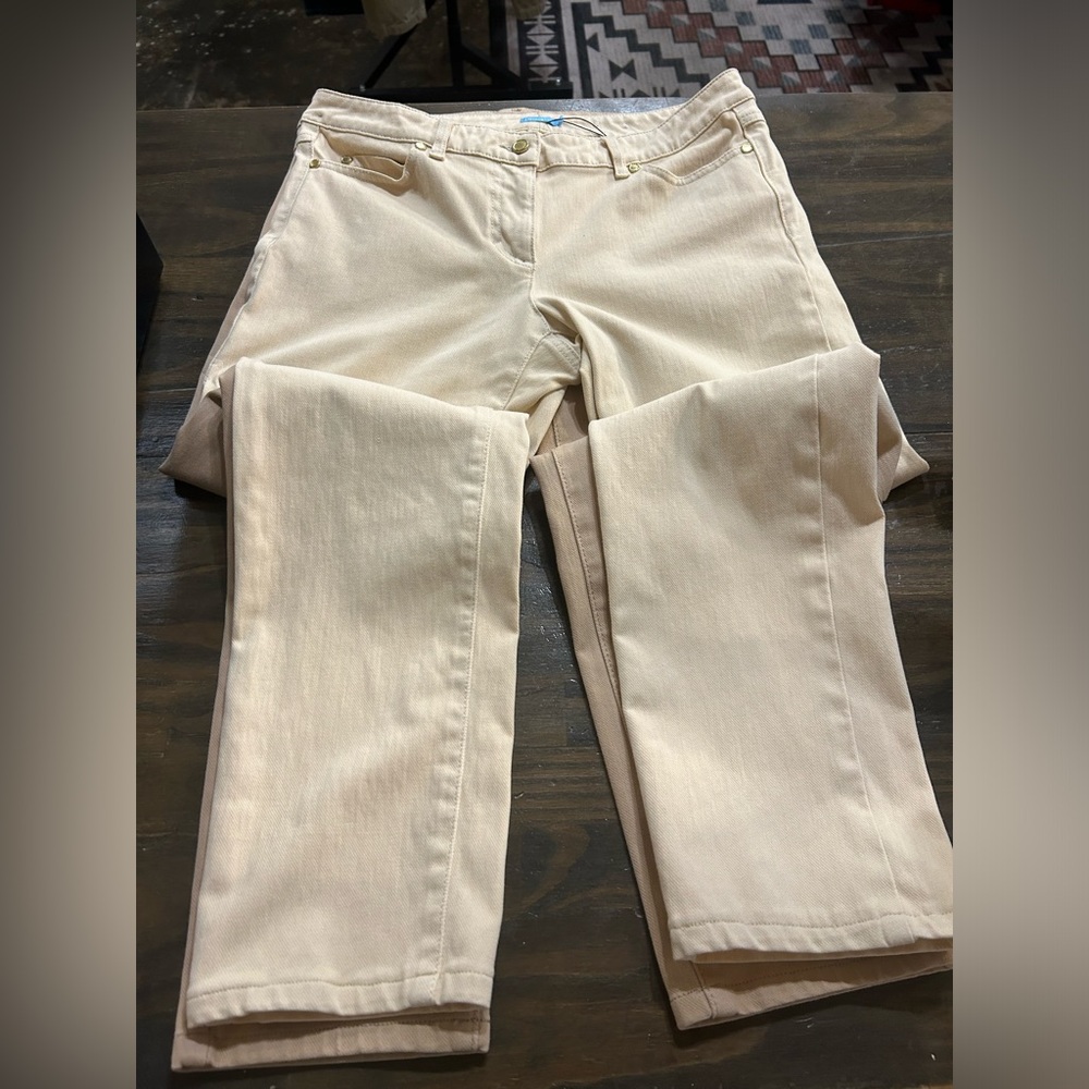 (2) J. McLaughlin Stretch Mid Rise Skinny Jeans Size 8